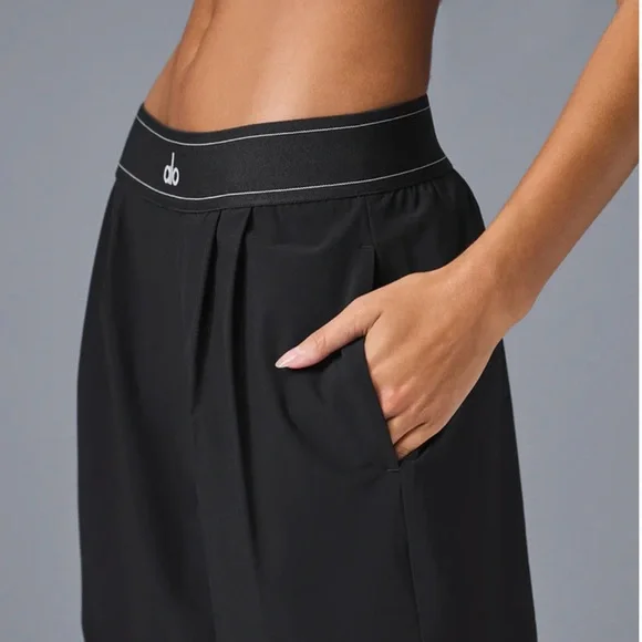 ALO Yoga “Steel Grey” Suit Up Trouser – Size Medium (Regular) Relaxed Fit Pant - Picture 2 of 8